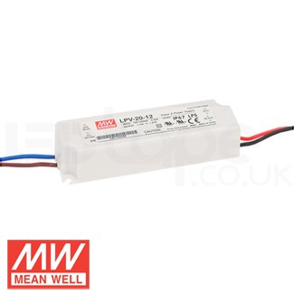 20W LPV-20 Waterproof LED Driver