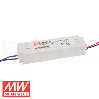 60W LPV-60 Waterproof LED Driver